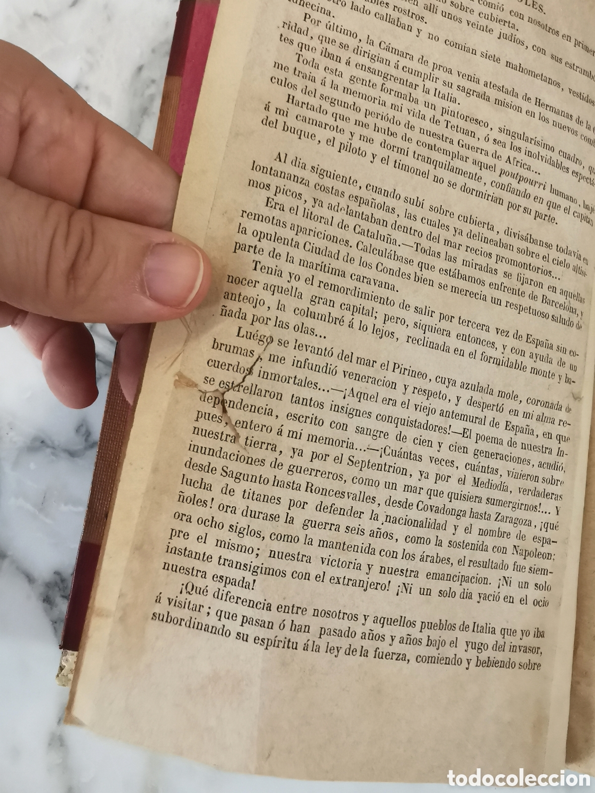 Libros antiguos: Libro &rdquo;De Madrid a N&aacute;poles&rdquo; de Alarc&oacute;n - Foto 8