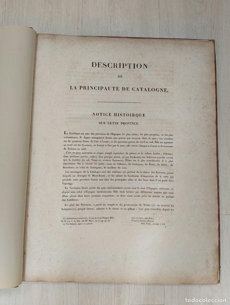 Libros antiguos: Description de la principaute de Catalogne. [Laborde, Alexandre de].