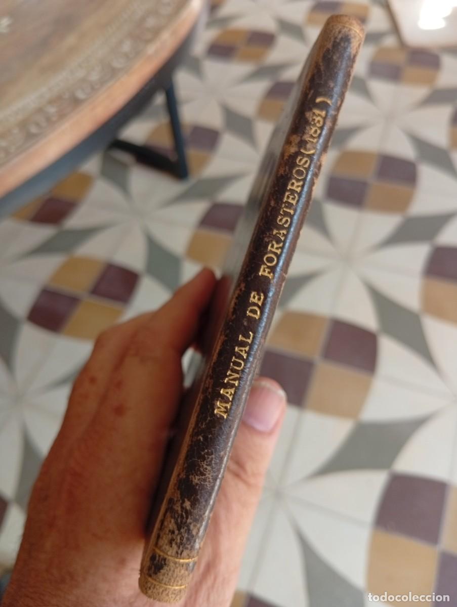 Libros antiguos: Manual de forasteros : que les guiar&aacute; a saber el n&uacute;mero de parroquias, conventos ...BARCELONA 1831
