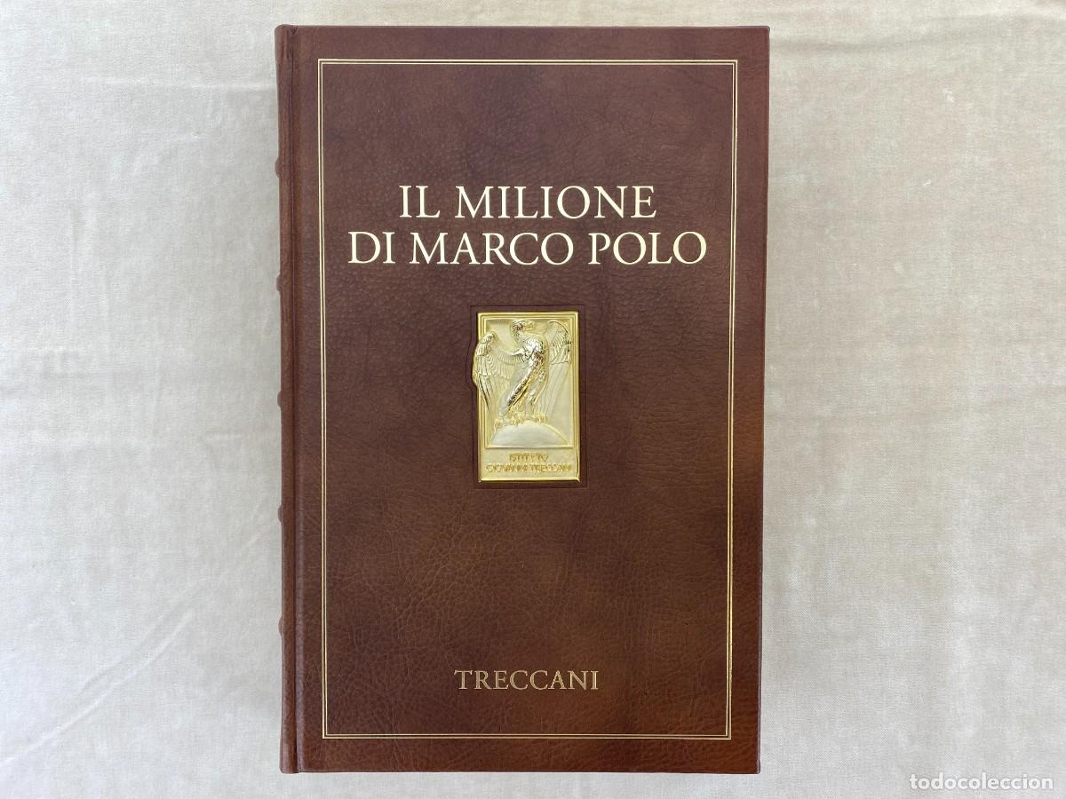 Libros antiguos: Marco Polo - Il Milione - Mimmo Paladino - Treccani 2012 - Piel - Edici&oacute;n numerada