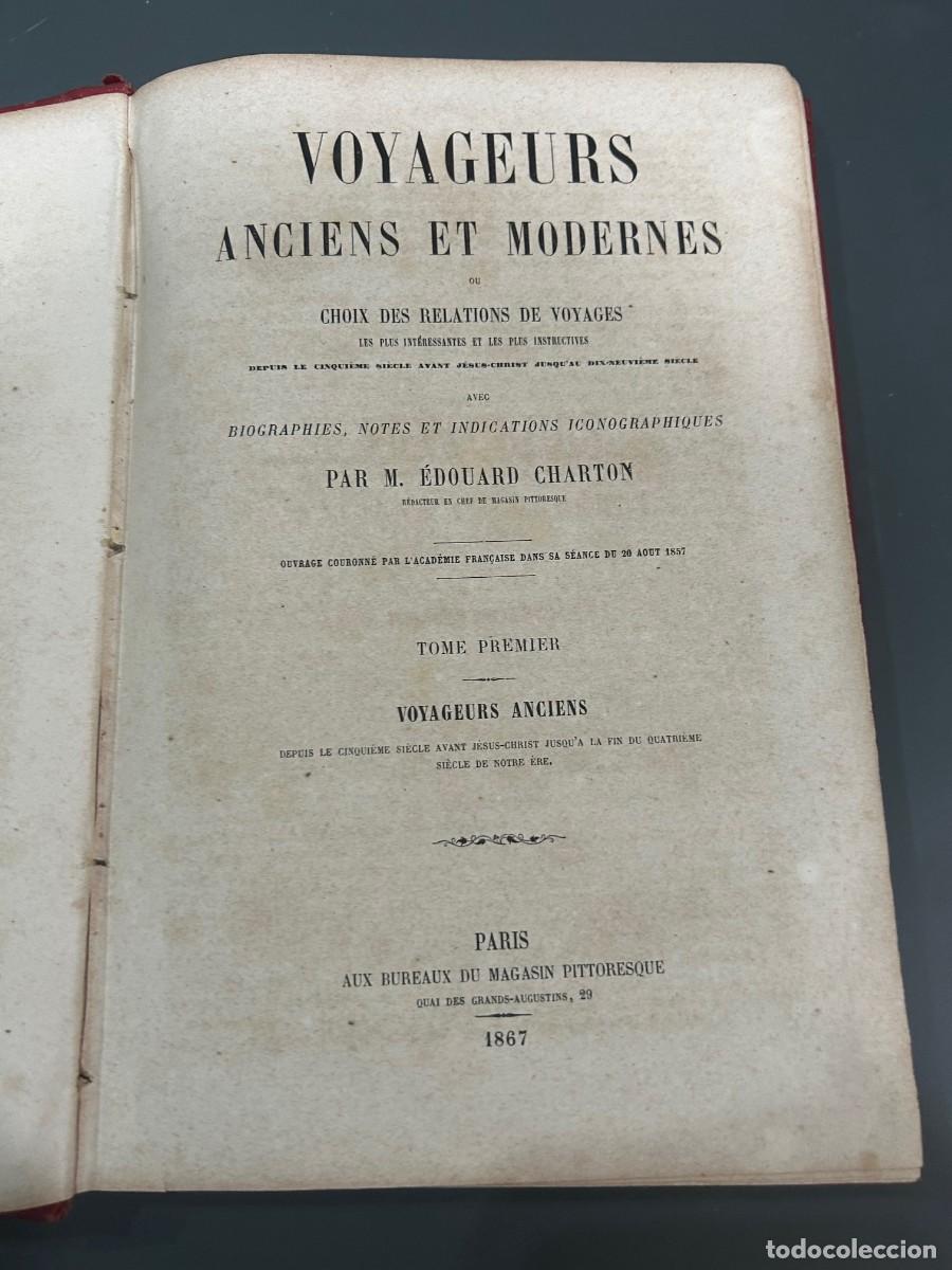 Libros antiguos: VOYAGEURS ANCIENS ET MODERNES. 1867. INFINIDAD DE GRABADOS.