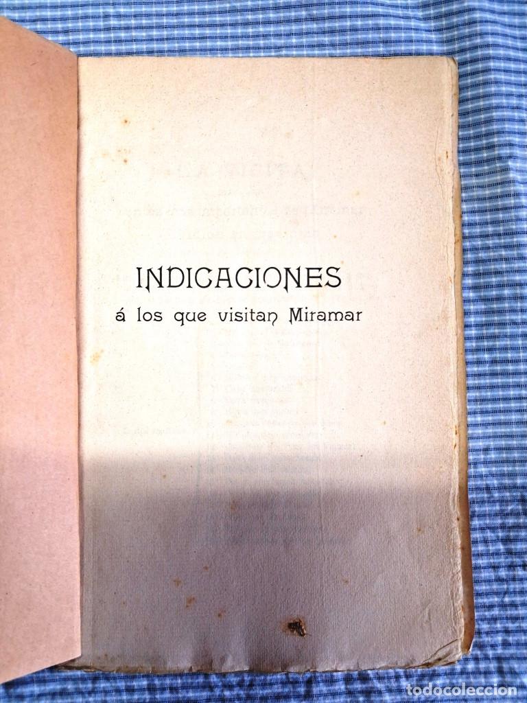 Libros antiguos: Indicaciones a los que visitan Miramar. Baleares. A&ntilde;o 1909. Luis Salvador de Austria
