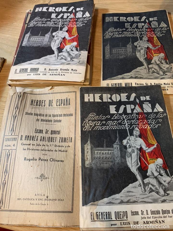 Libros antiguos: HEROES DE ESPA&Ntilde;A - Foto 1