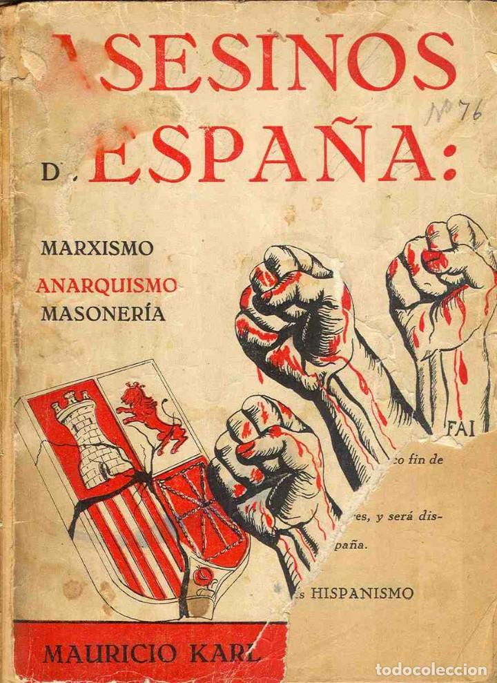 Libros antiguos: Asesinos de Espa&ntilde;a (Mauricio Karl). - Foto 1