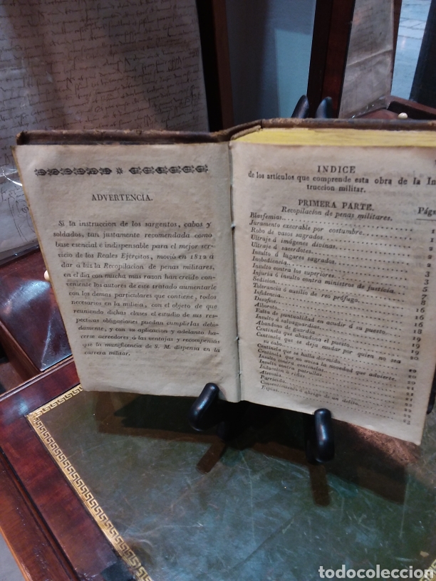 Libros antiguos: Libro militar de 598 p&aacute;ginas. - Foto 4