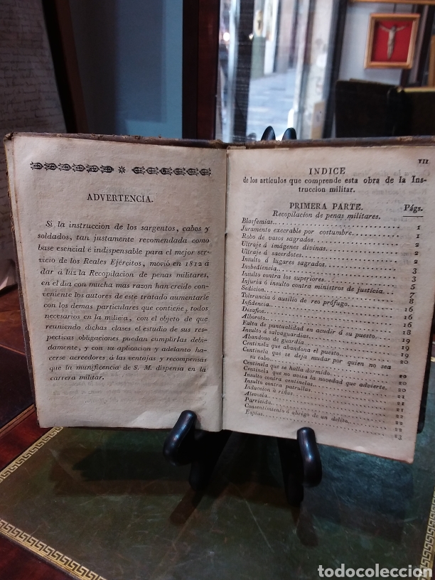 Libros antiguos: Libro militar de 598 p&aacute;ginas. - Foto 5
