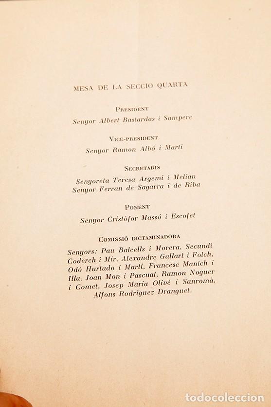 Libros antiguos: CONGR&Eacute;S JUR&Iacute;DIC CATAL&Agrave; - 1936 - Foto 3
