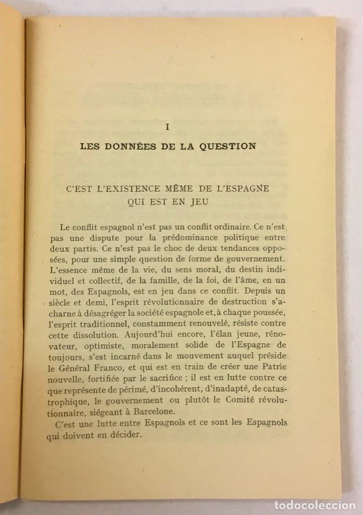 Libros antiguos: M&Eacute;DIATION EN ESPAGNE? - A.I.E. 1938. - Foto 3