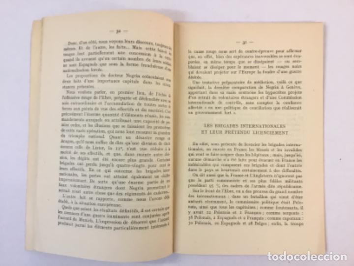 Libros antiguos: M&Eacute;DIATION EN ESPAGNE? - A.I.E. 1938. - Foto 4