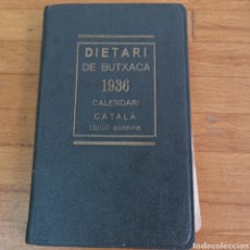 Libros antiguos: DIATARIO BONAVIA DE 1936, CON ANOTACIONES DE LA GUERRA CÍVIL ESPAÑOLA