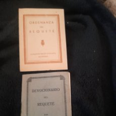 Libros antiguos: ORDENANZA DEL REQUETE Y DEVOCIÓNARIO DEL REQUETE, PEQUEÑO FORMATO DE 1936. Lote 346435323