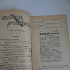 Libri antichi: ANTIGUA PUBLICACIÓN SEMANAL, DURANTE LA GUERRA CIVIL,CURIOSITATS DE CATALUNYA, Nº46 , 1936