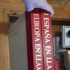 Libros antiguos: ESPAÑA EN LLAMAS Y EUROPA EN LLAMAS CON CUATRO VINILOS