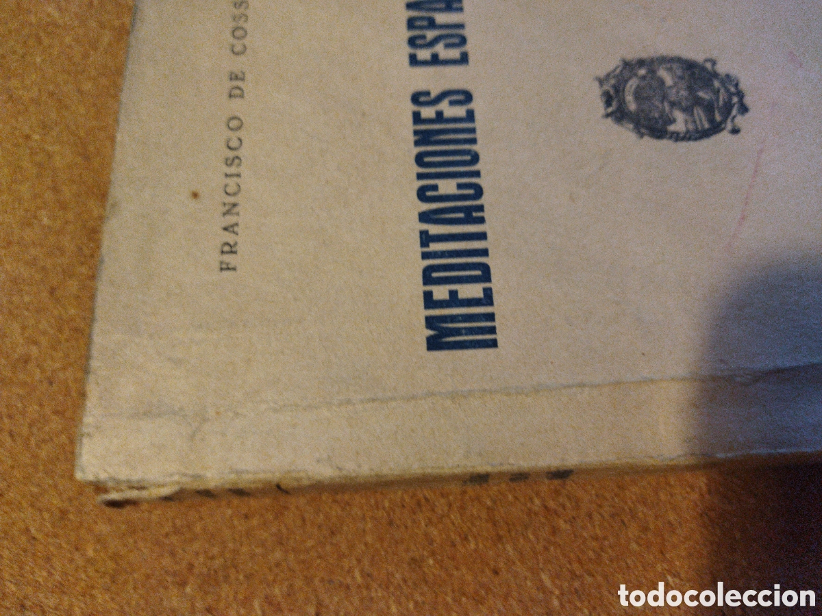 Libros antiguos: Meditaciones espa&ntilde;olas / Coss&iacute;o Francisco. - Foto 5