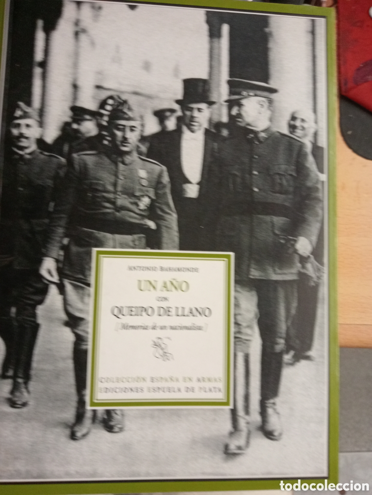 Libros antiguos: Un a&ntilde;o con Queipo. de Llano - Foto 1