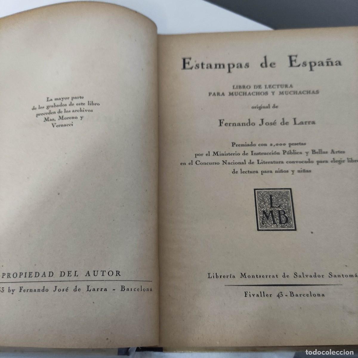 Libros antiguos: libro estampas de espa&ntilde;a - Foto 8