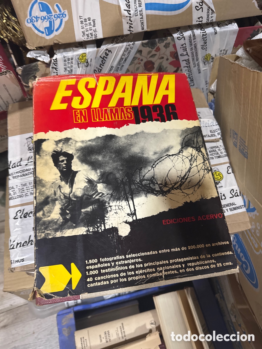 Libros antiguos: Espa&ntilde;a en llamas 1936 - Foto 1