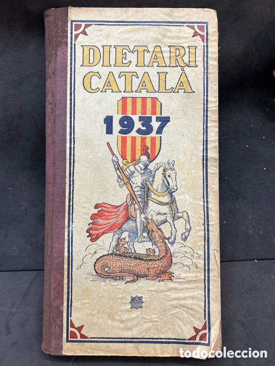 Libros antiguos: Dietari Catal&aacute;n 1937 - Foto 1