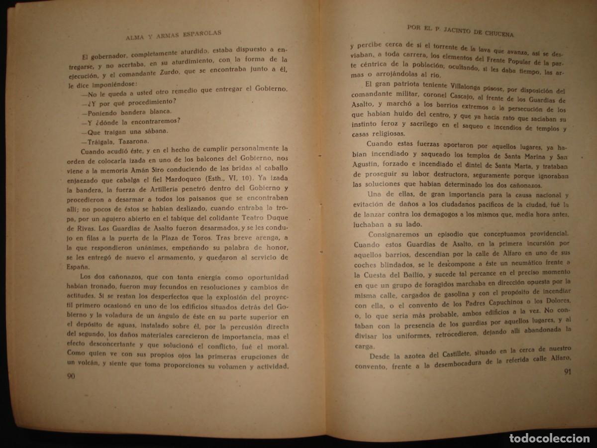 Libros antiguos: &ldquo;Alma y armas espa&ntilde;olas&rdquo;. - Foto 3