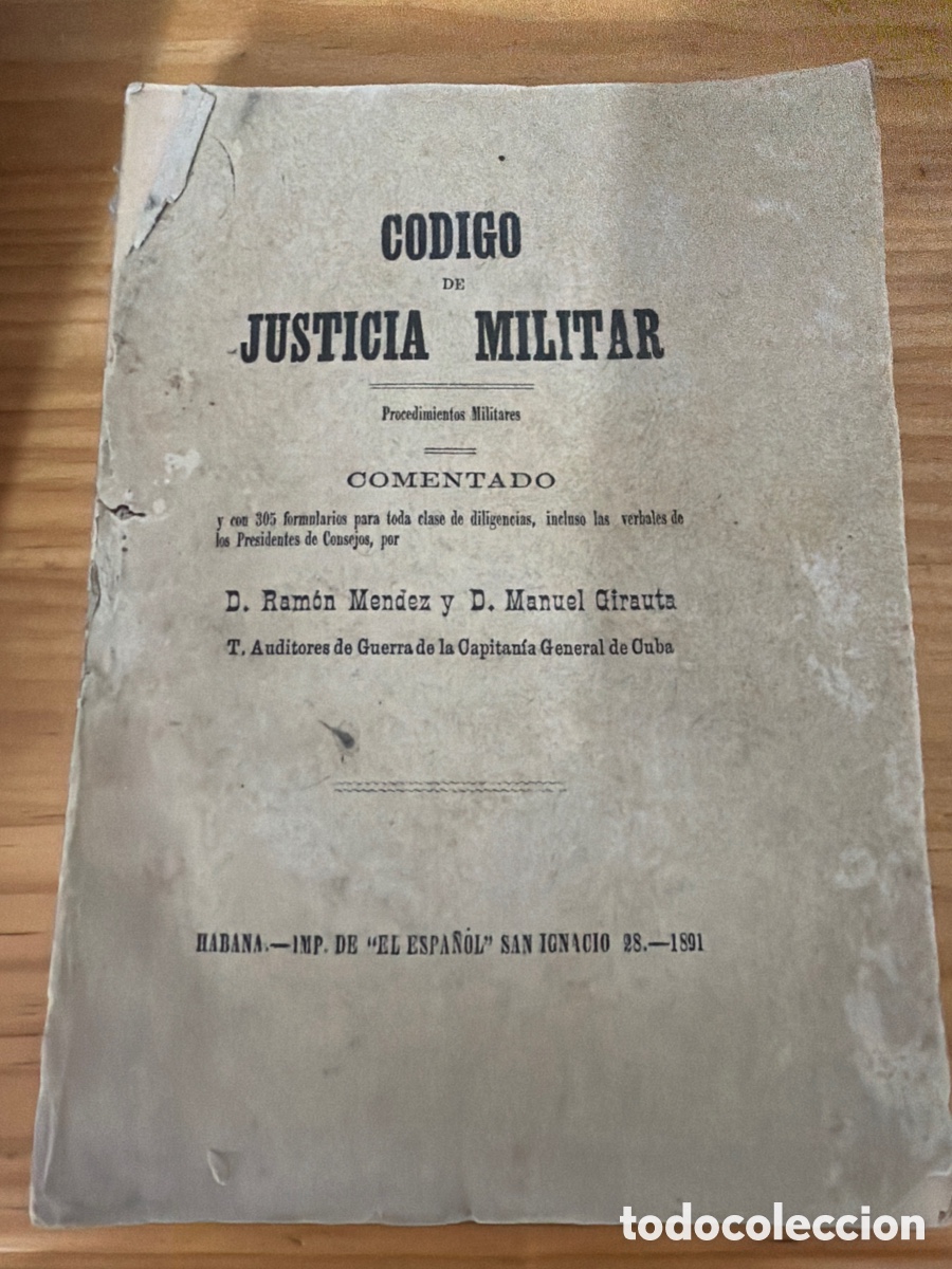 Libros antiguos: CODIGO DE JUSTICIA MILITAR - Foto 2