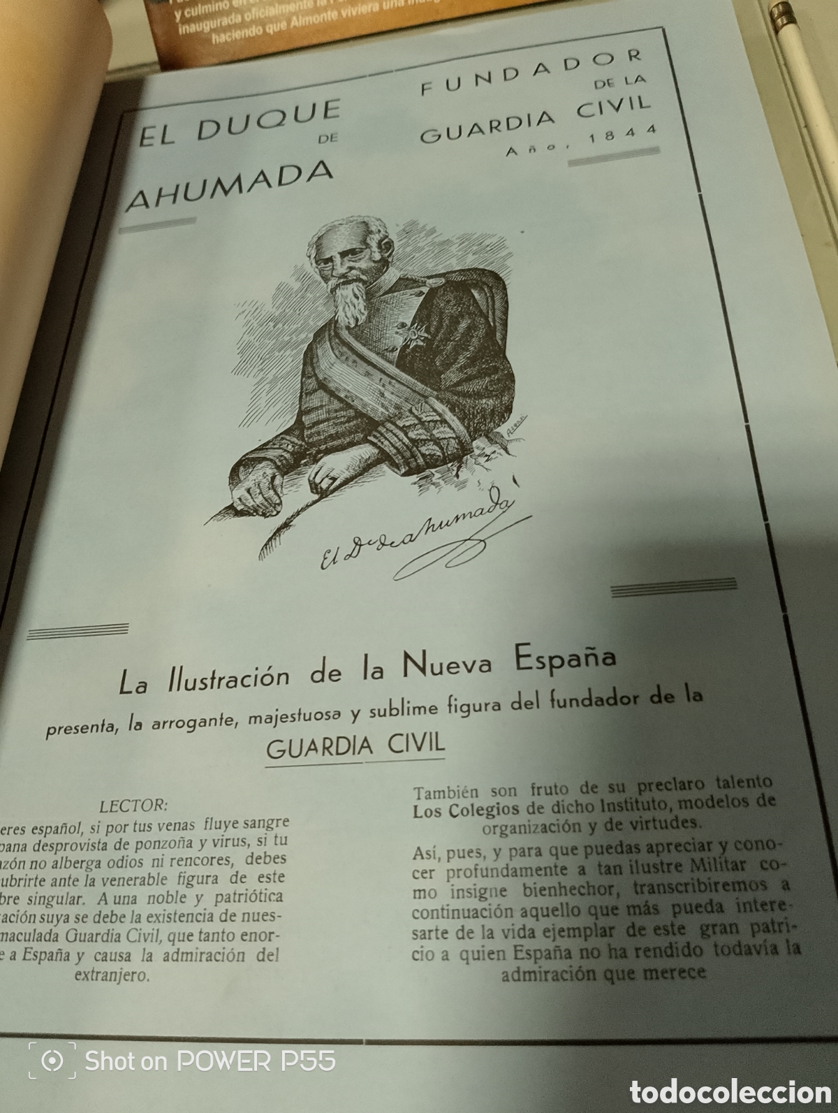 Libros antiguos: Libro la ilustraci&oacute;n de la nueva Espa&ntilde;a - Foto 3