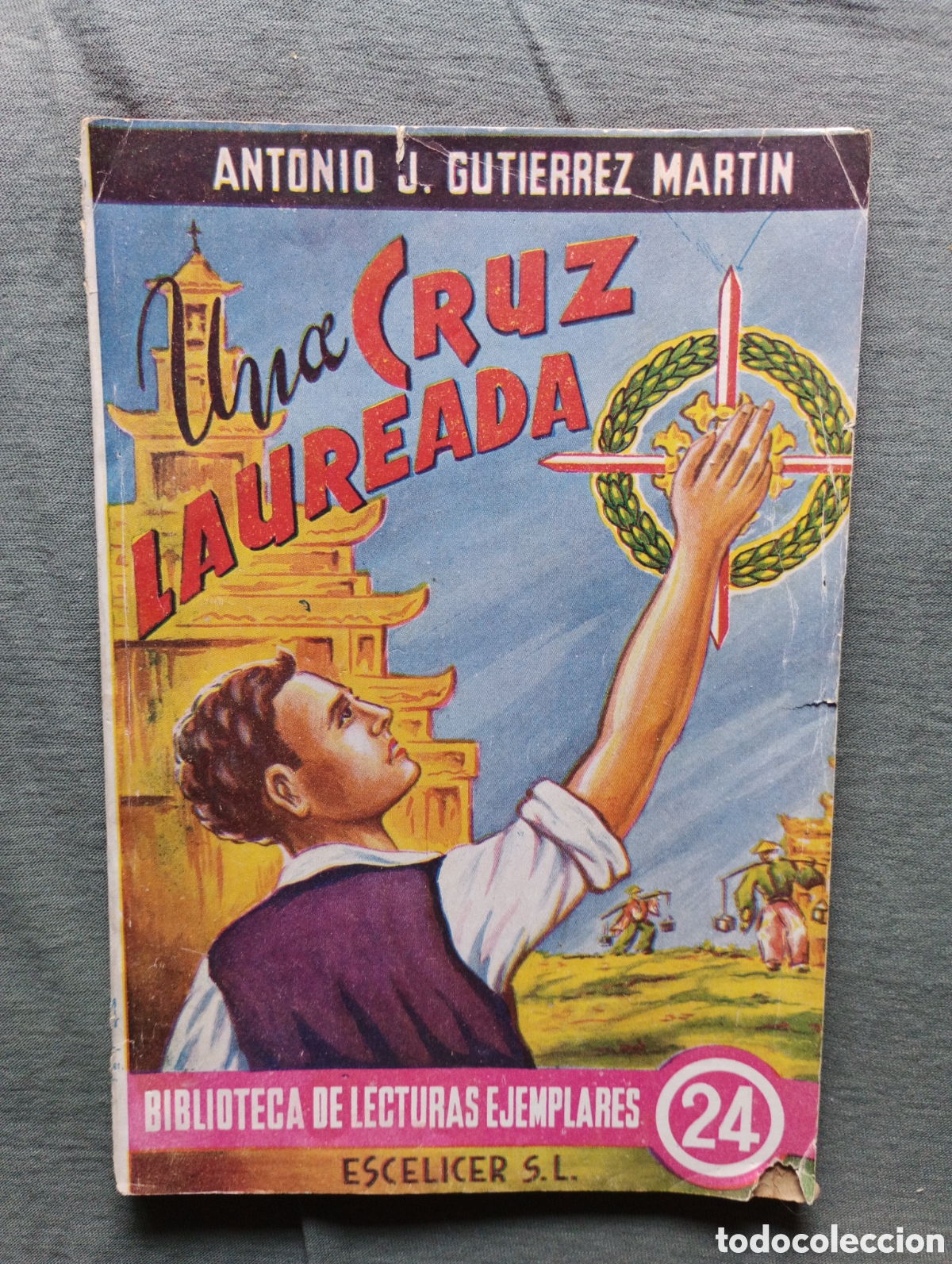 Antiquarische B&uuml;cher: Una cruz laureada - Guti&eacute;rrez Martin, Antonio J.