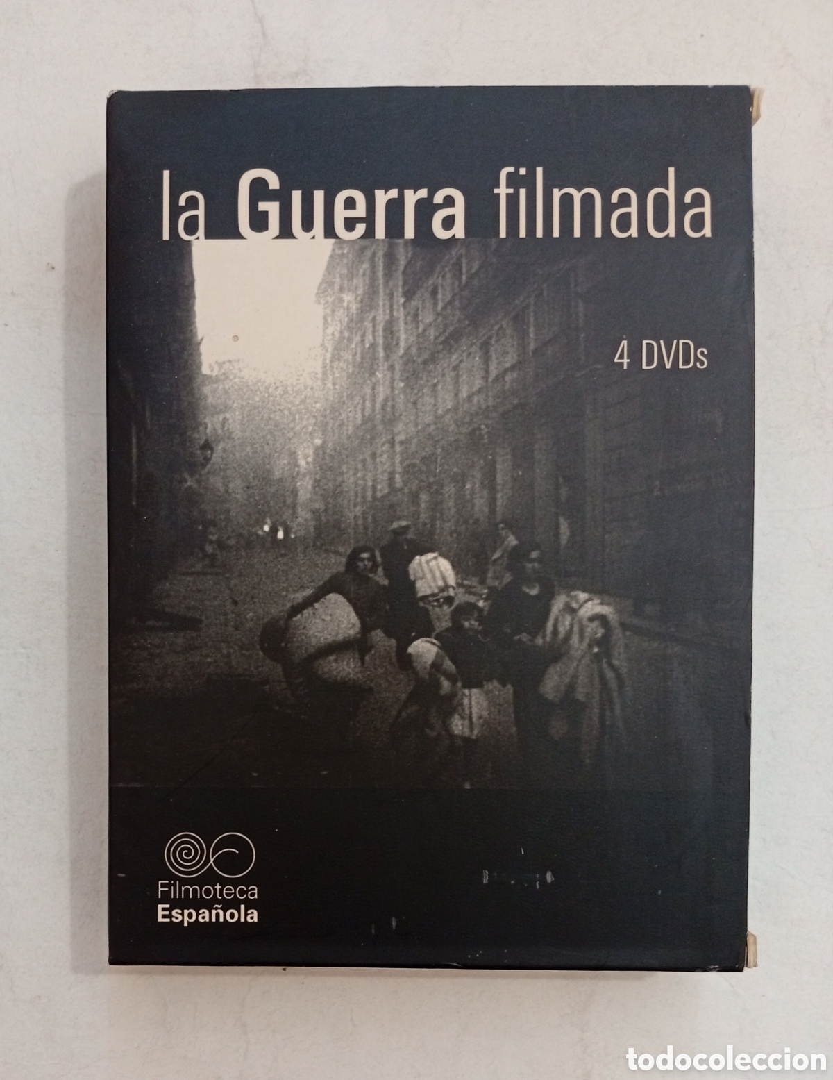 Libros antiguos: La guerra filmada librito + 4 CD