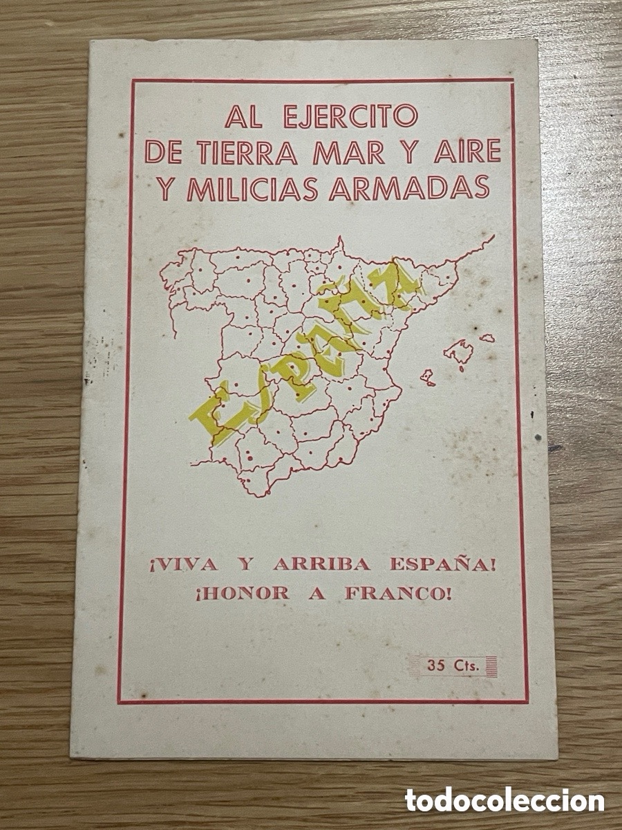 Libros antiguos: Al ej&eacute;rcito de tierra, mar y aire y milicias armadas. Mallorca. 1938