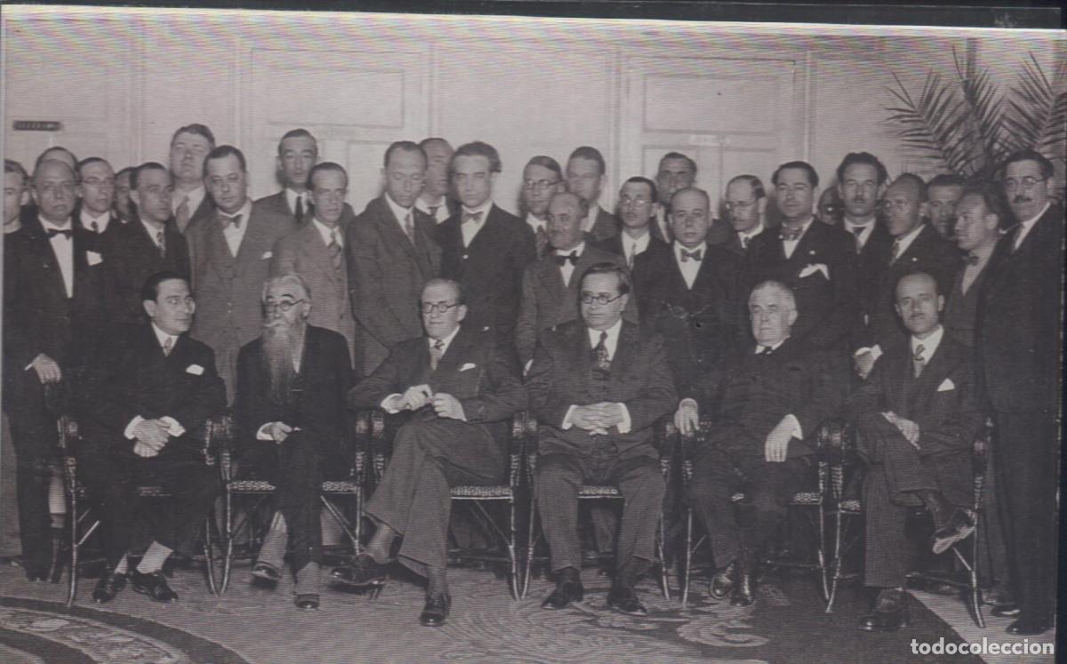 Libros antiguos: 1931.RAM&Oacute;N MAR&Iacute;A DEL VALLE INCL&Aacute;N,Alv&aacute;rez del Vayo,Rivas Cherif Copia moderna de una foto de 1931