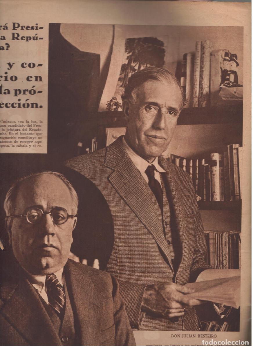 Libros antiguos: (8) Revista CRONICA a&ntilde;os (1)34,(2)35 y (5)1936.8 ejem.Diversos temas.Salen desnudos femeninos.