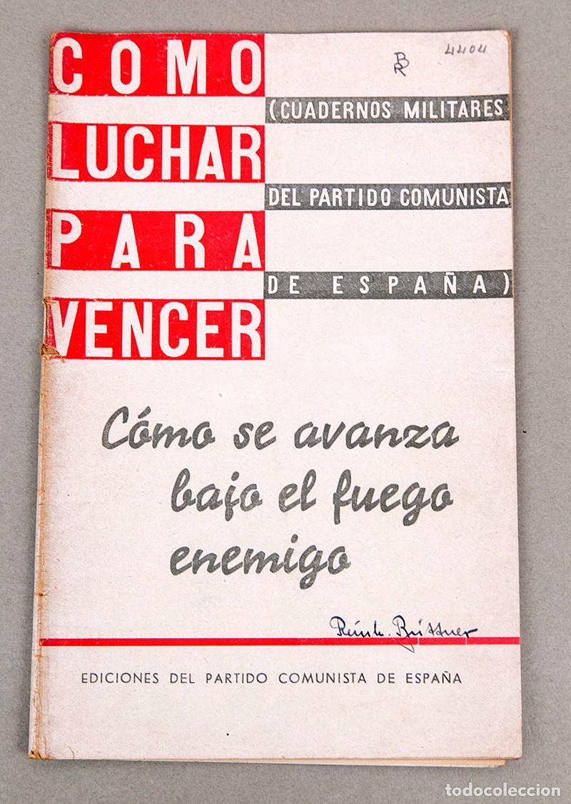 Libros antiguos: COMO LUCHAR PARA VENCER - 1937 - GUERRA CIVIL - MUY RARO