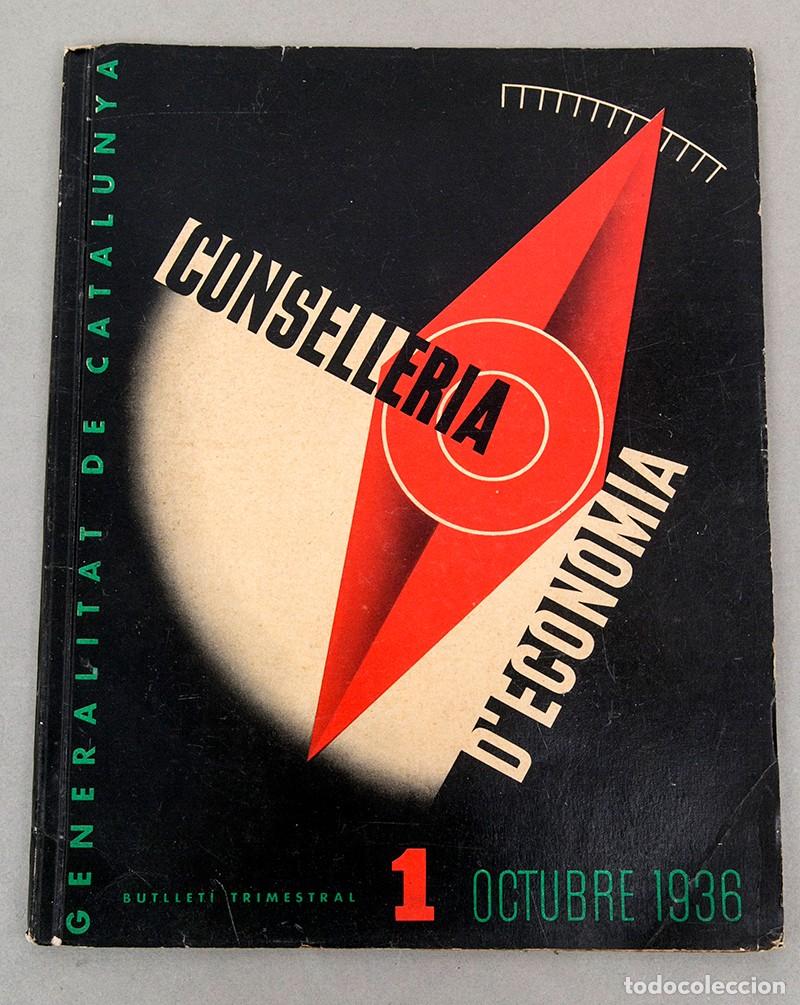 Libros antiguos: CONSELLERIA D'ECONOMIA - 1936 - N&Uacute;M. 1 - GUERRA CIVIL - RARA