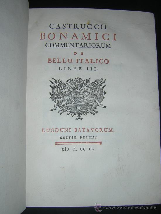 1749 - bonamici - de rebus ad velitras gestis a - Comprar ...