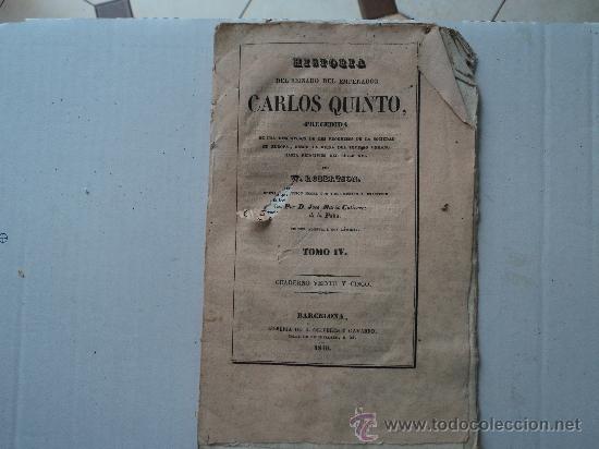 Libros antiguos: Carlos Quinto. - Foto 1