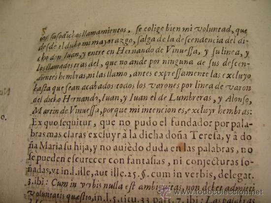 Libros antiguos: Alegación siglo XVII Soria. Apellido Vinuessa. - Foto 3 - 35573843