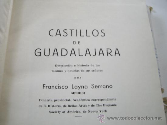 Libros antiguos: CASTILLOS DE GUADALAJARA - Foto 5