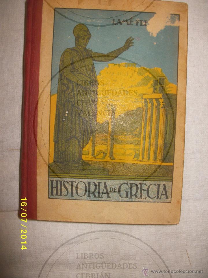 Libros antiguos: HISTORIA DE GRECIA - Foto 1