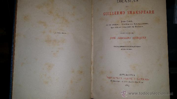 Libros antiguos: OBRAS DE SHAKSPEARE - Foto 16