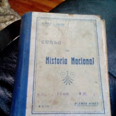 Libros antiguos: CURSO DE HISTORIA NACIONAL.