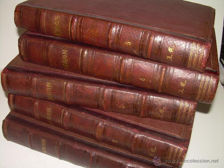 Libros antiguos: NERON....OBRA COMPLETA DE 5 TOMOS CON INFINIDAD DE GRABADOS...LOMO DE PIEL.....AÑO...1.874 - Foto 3 - 49175234