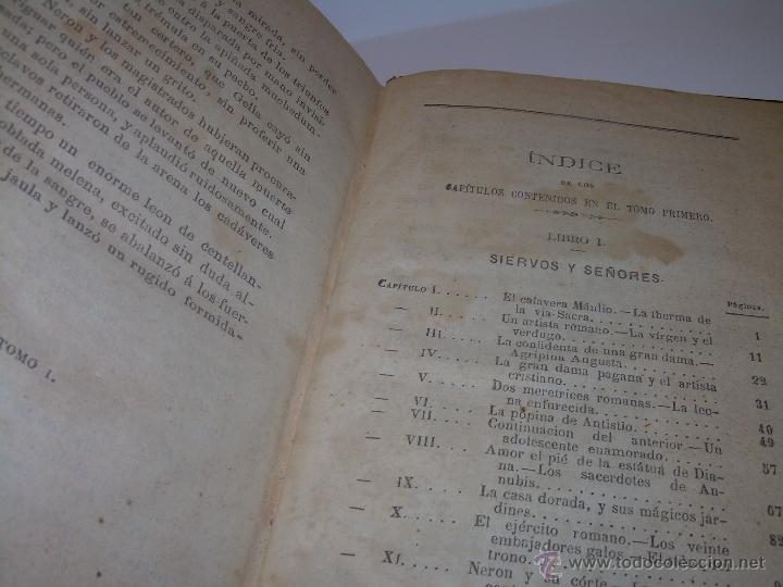 Libros antiguos: NERON....OBRA COMPLETA DE 5 TOMOS CON INFINIDAD DE GRABADOS...LOMO DE PIEL.....AÑO...1.874 - Foto 12 - 49175234
