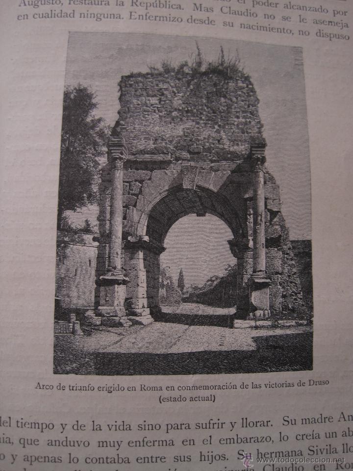 Libros antiguos: Libro Neron, estudio Historico 1891 - Foto 8