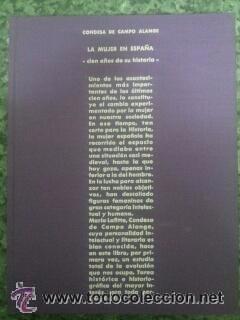 Libros antiguos: LA MUJER  EN ESPA&Ntilde;A - Foto 1