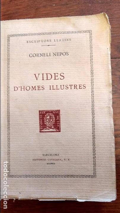 Libros antiguos: Vides DHomes Illustres. Corneli Nepos. - Foto 1