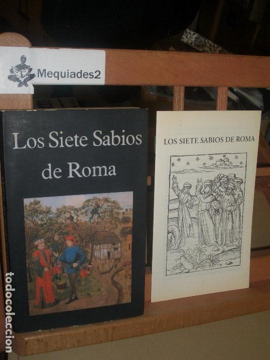 LOS SIETE SABIOS DE ROMA AN NIMO MIRG ANO COL. LIBROS DE LOS MALOS TIEMPOS INCLUYE SEPARATA