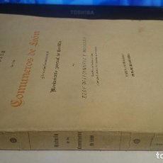 Libros antiguos: HISTORIA DE LOS COMUNEROS DE LEON-RÚSTICA EDITORIAL A DOS TINTAS, 23X15 CM., 240 PP., LÁMINAS . Lote 76702071
