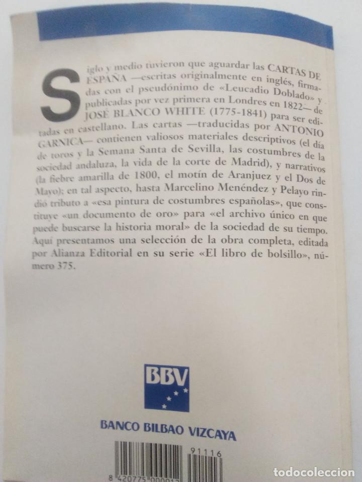 Libros antiguos: Cartas de Espa&ntilde;a - Foto 2
