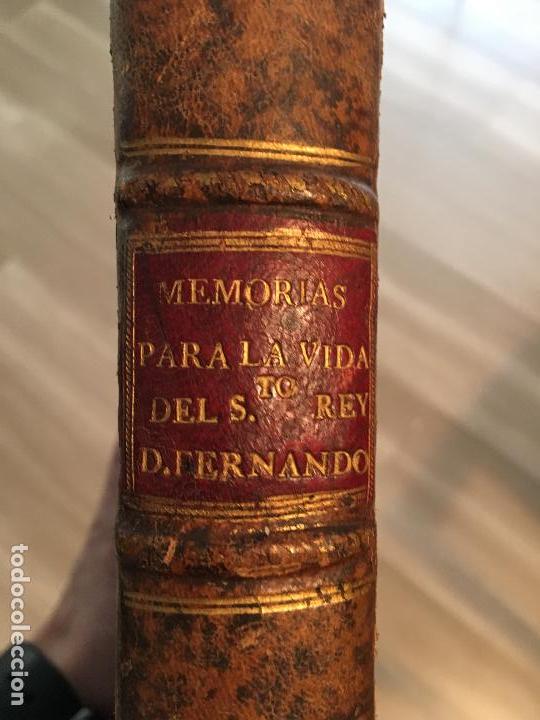 Crónica Memorias Para La Vida Del Santo Rey Fernando Iii Madrid 1800 Ibarra Libro Antiguo Historia - 