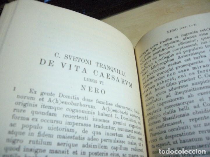 Libros antiguos: SUETONIUS-VOL.I- DE VITA CAESARUM LIBRI-EDITIT MAXIMILIANUS IHM.EDITIO MINOR LIPSIAEG. TEUBNERI 1927 - Foto 13 - 96999983