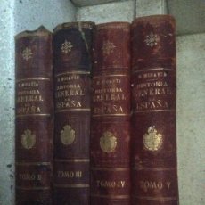 Livres anciens: HISTORIA GENERAL DE ESPAÑA. MIGUEL MORAYTA.EDITOR FELIPE GONZÁLEZ ROJAS. 4 TOMOS 2-3-4-5.. Lote 100323722